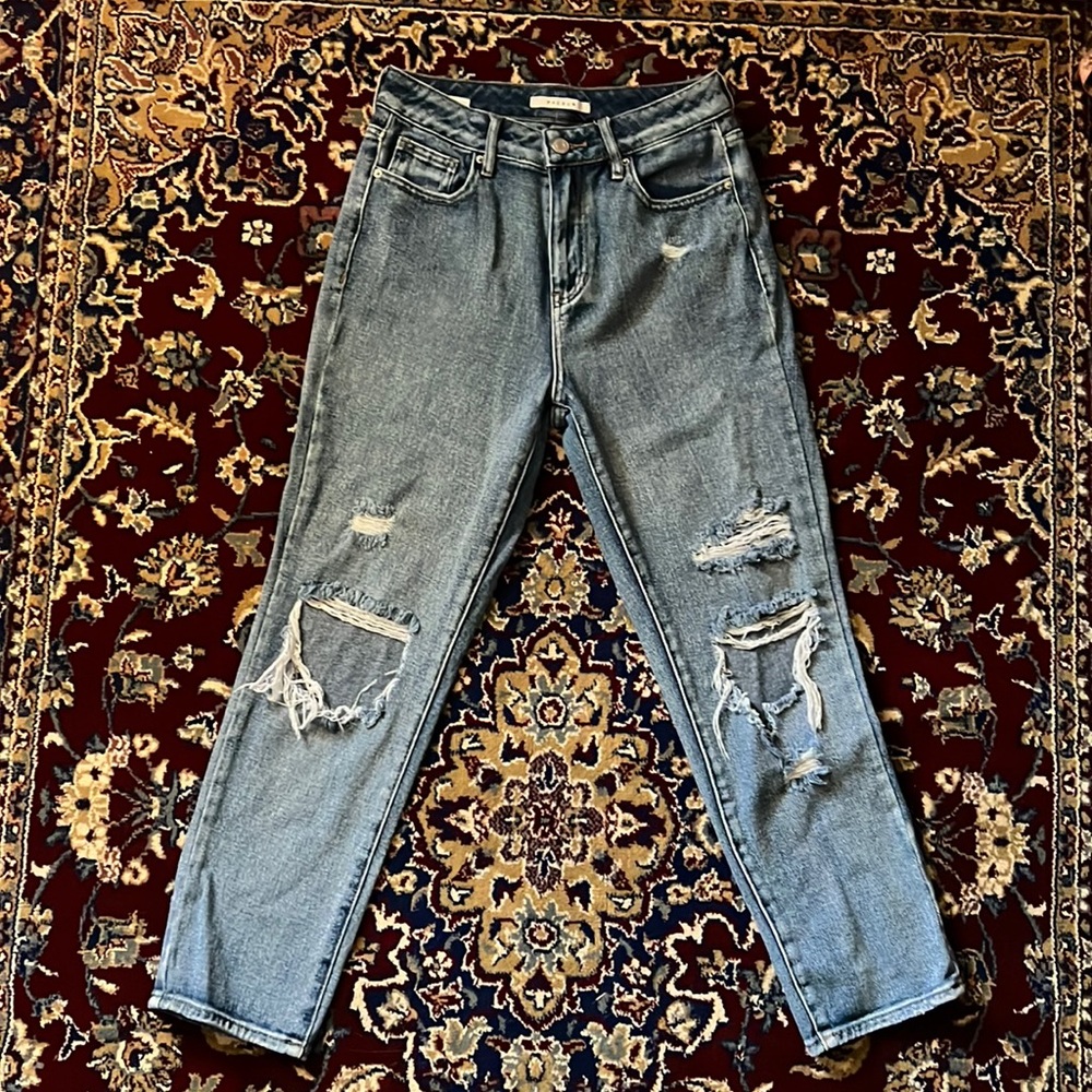 Pacsun medium wash denim mom jeans